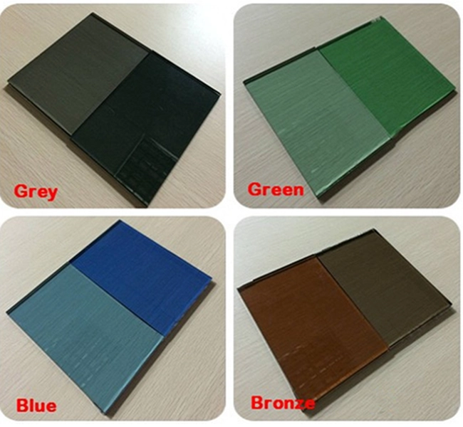 4mm light green glass for windows