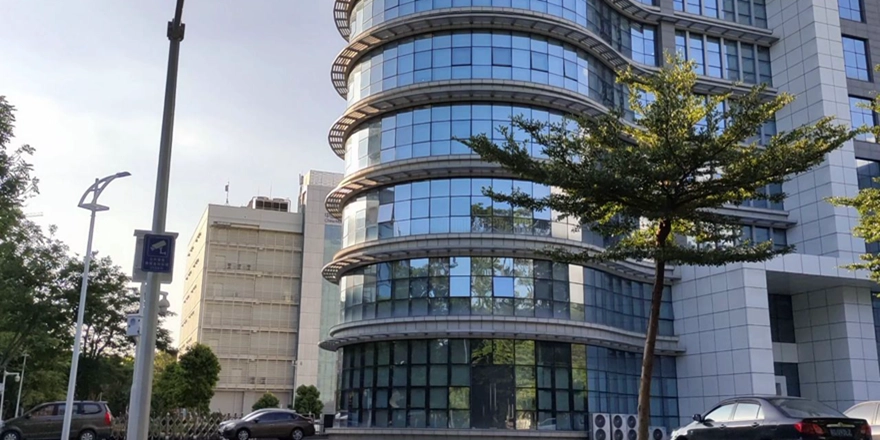 curved glass curtain wall glass facade