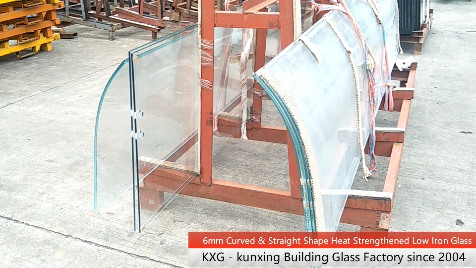6mm curved na moja kwa moja joto nguvu kioo chuma chini - KXG