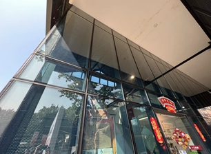 coated tempered insulated facade glass