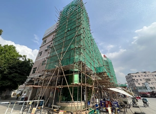 පරාවර්තක වීදුරු තිරය බිත්තිය