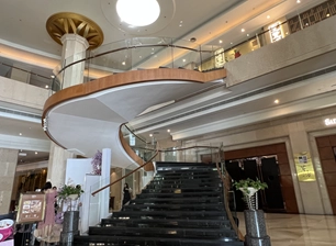 Tempered Glass Stairs Balustrade