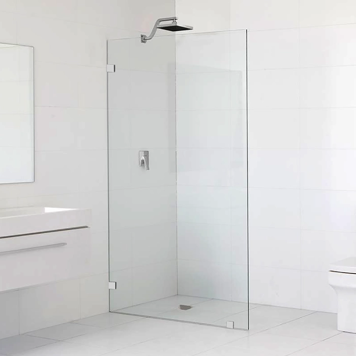 SZH 6mm Tempered Fluted Glass Shower Door System 