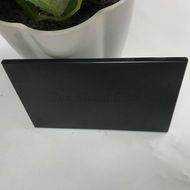 vidrio laminado gris de 441dark, vidrio laminado gris de la película de 8.38 milímetros PVB, vidrio de seguridad laminado 4 + 4,