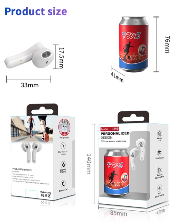 Can Shape Tws Bluetooth Earbuds