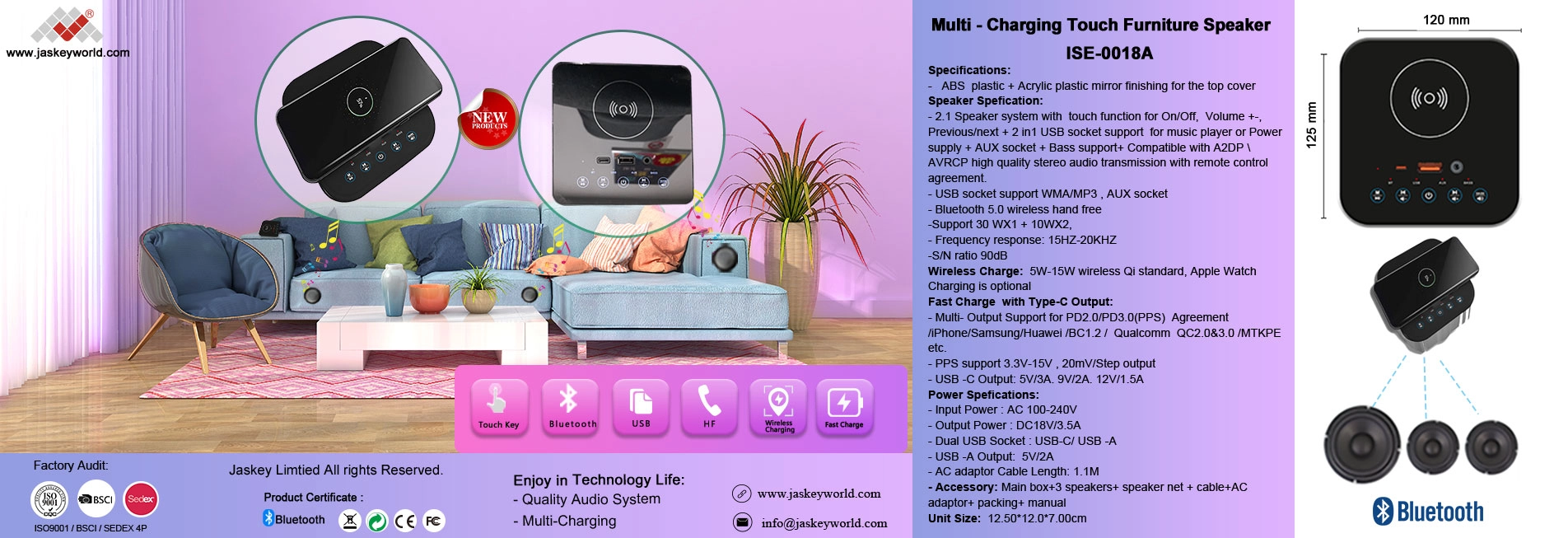 How does Smart Furniture Speaker convenience in our live？