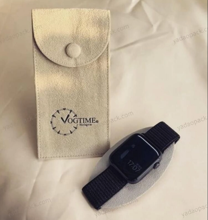 Custom Logo Luxury watch pouch with pad