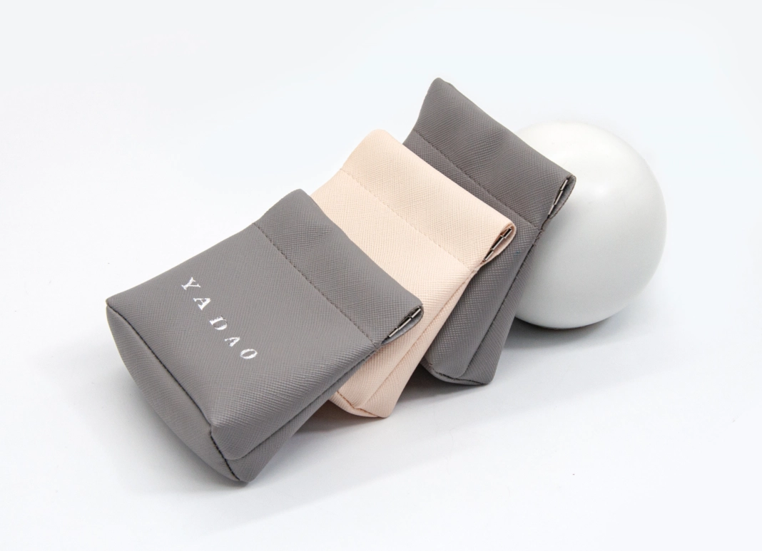luxury jewelry pouch pu leather bag capacity portable mini travel bag