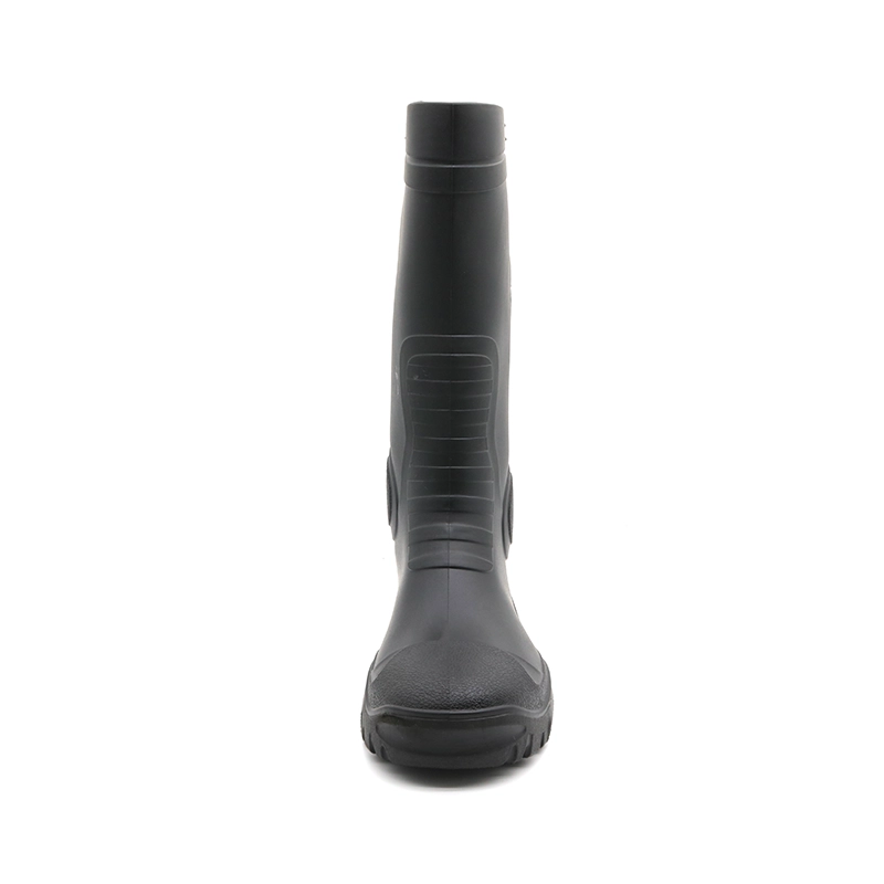 109 ALKALI ALKALI ALKALI RÉSISTANT ALKALI EMPERTABLE PVC Bottes De Rain Bottes de pluie en acier À Toe Plaque moyenne