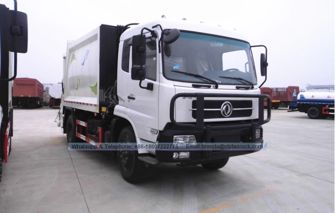 Tsina 4x4 Dongfeng Kingrun 8 CBM Compactor Truck