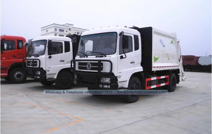 Tsina 4x4 Dongfeng Kingrun 8 CBM Compactor Truck