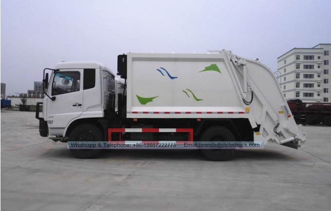 Tsina 4x4 Dongfeng Kingrun 8 CBM Compactor Truck