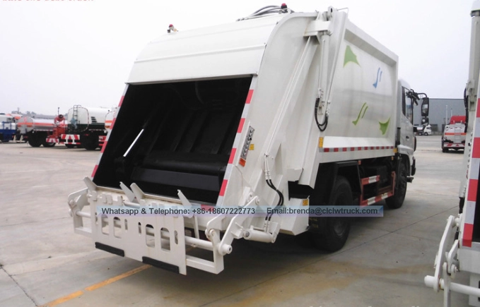 Tsina 4x4 Dongfeng Kingrun 8 CBM Compactor Truck