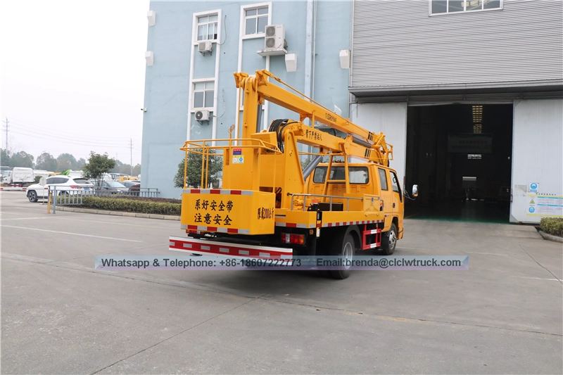 JMC 12 เมตรการดำเนินงานสูงในระดับความสูงรถบรรทุกทางอากาศแพลตฟอร์มสำหรับขายขาย