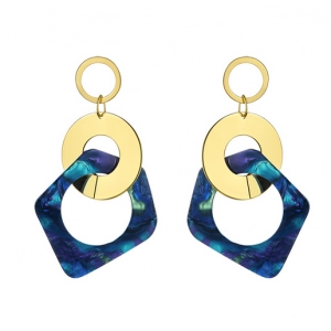 China Fashion Zinc Alloy Gold Plating Stud Earrings Manufacturer in China manufacturer