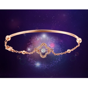 China Professional Supplier Metal Alloy Rose Gold Bracelet Diamond 4C Standard manufacturer