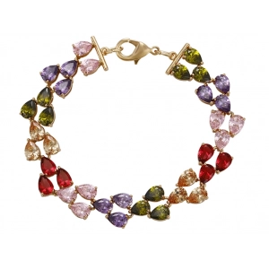 Wholesale Jewelry Fashion Bracelet Design for Wemen Colorful zircon jewellery as Gift