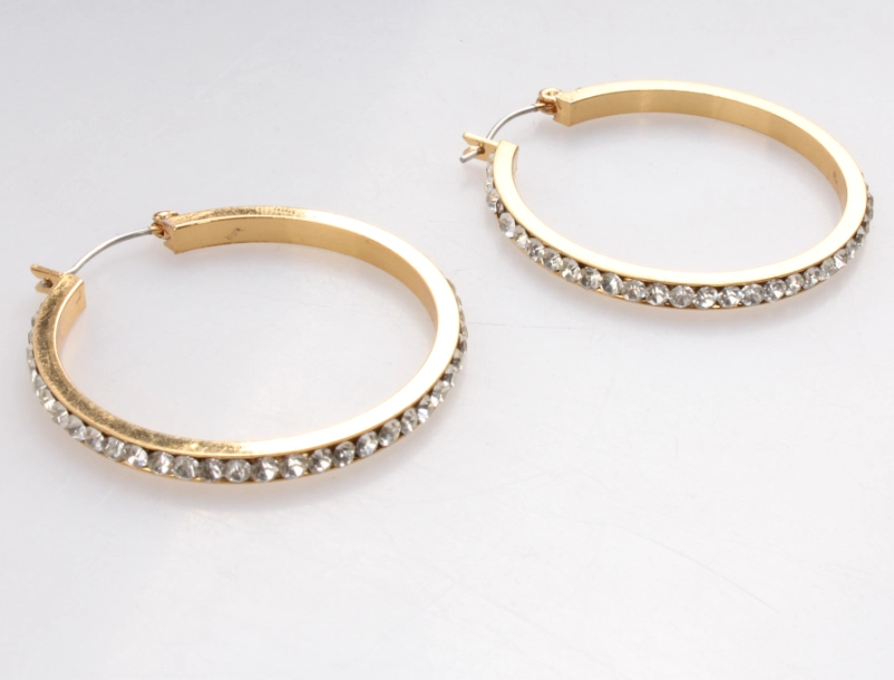 14k Gold Plated Wholesale Fancy Small Gold Earrings Woman 2018 Party Accessorie