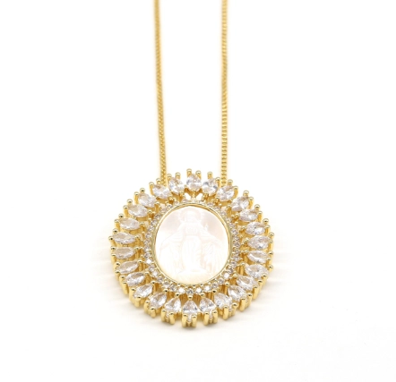 2018 Trending Products OEM micro pave chain necklace pendant, fashionable jewelry pendant necklace for sale