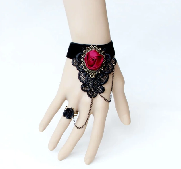Bud Silk Bracelet Ring Set of Europe and the United States New Female Accessories Ornament Wholesale for Girls