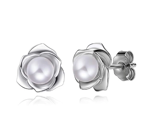 China Supplier High Polished 925 Sterling Silver Necklace with Natural Freshwater Pearl