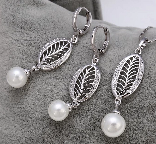China wholesale high quality pearl set jewelry oem