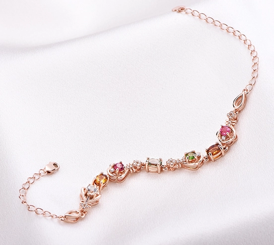 Custom Natural Crystal Gemstone Bracelet Bangle Manufacturer China