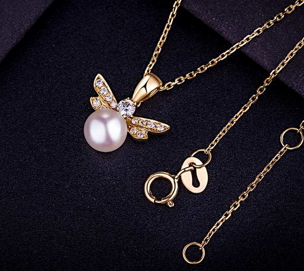 Fashion design 925 Sterling Silver pendant necklace pearl jewelry wholesale in China