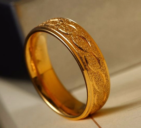 High quality Dubai gold jewelry men's ring manufacturer in China