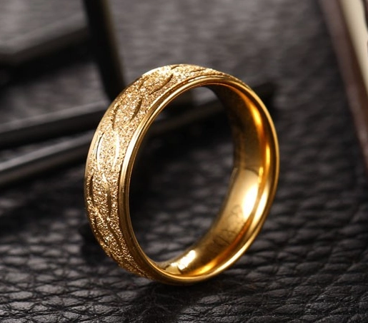 High quality Dubai gold jewelry men's ring manufacturer in China