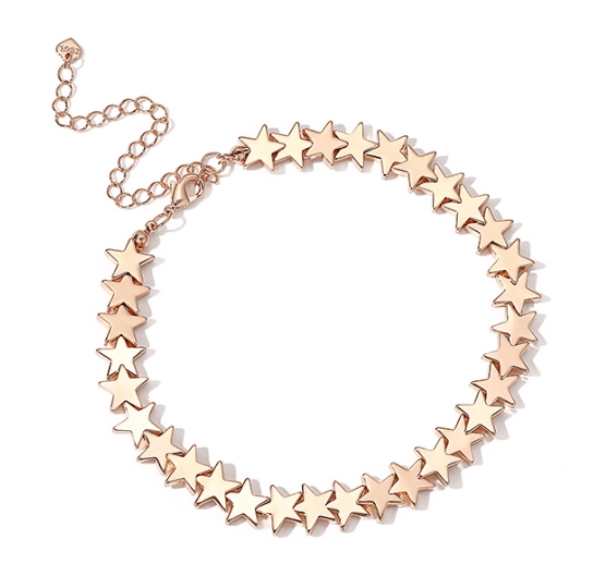 Personalized Eco Friendly Zinc Alloy Star Short Necklace Manufacturer in China