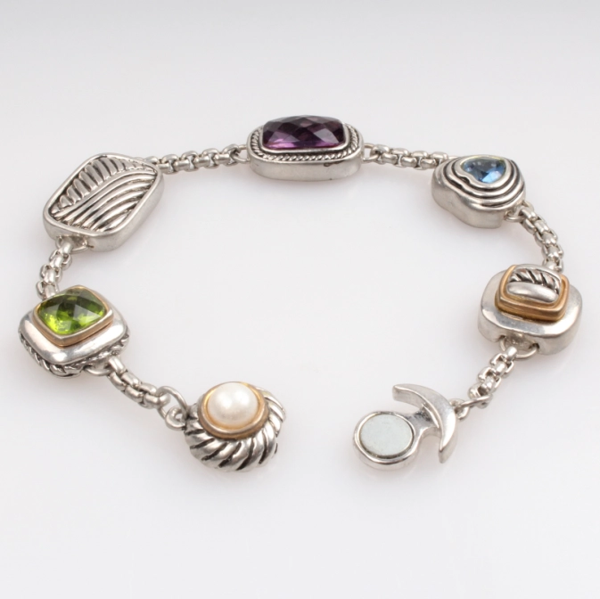 Promotion Custom Alloy Crystal Chain for Layer Bracelet as Gift Lucky Charm Bracelet 2018