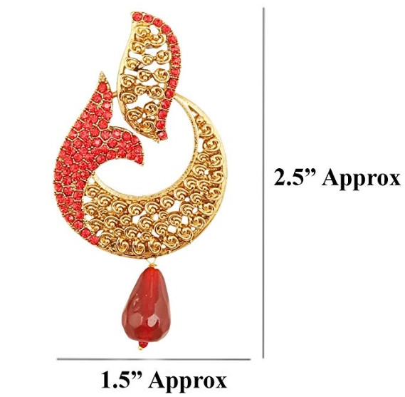 Touchstone jewelry earrings in antique gold tone for women