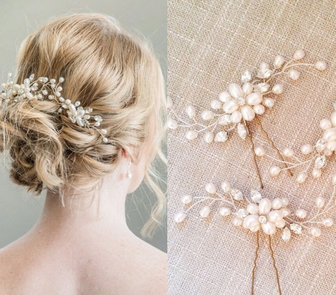 Wedding accessories bride hairpin hair accessories pearl pin manufacturer in China