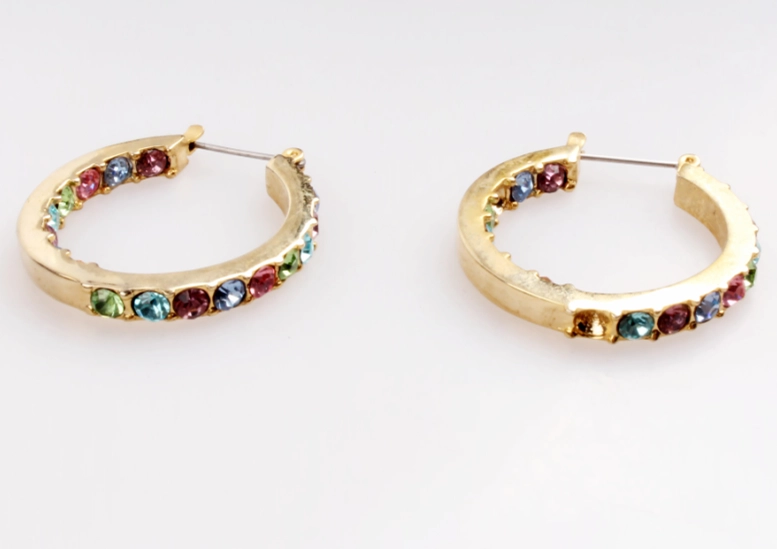 Wholesale 14k Earring Plated Gold Copper Earring Best Selling Woman Hoops Earrings