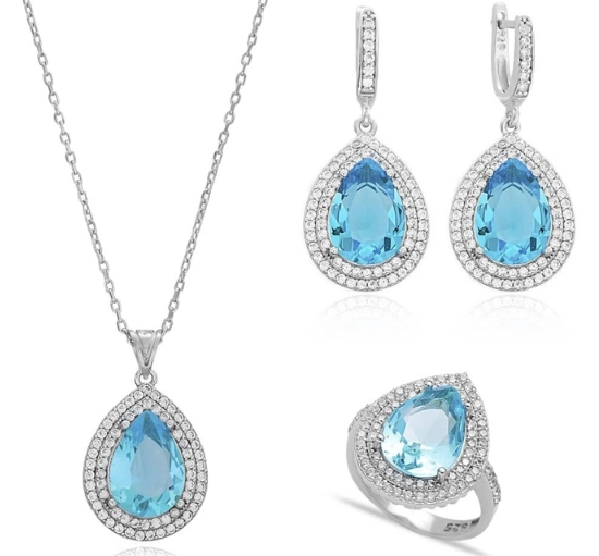 Wholesale 18k gold plated jewelry dubai women wedding bridal jewelry set