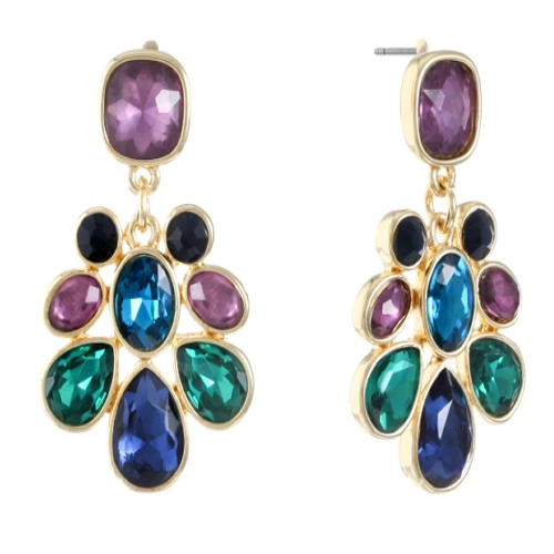 China Wholesale Jewelry Multi Color Chandelier Earrings Made in China manufacturer