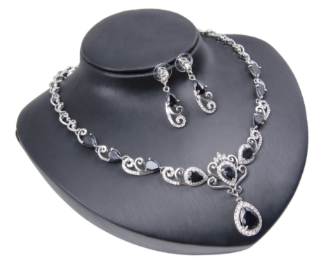 Woman 925 sterling silver&gold plated women jewelry set manufacturer