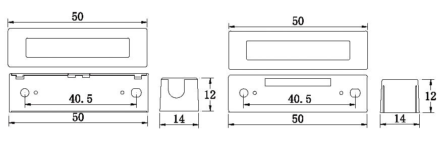 सतह चुंबकीय PY-C44B के साथ दरवाजा सेंसर स्विच माउंट