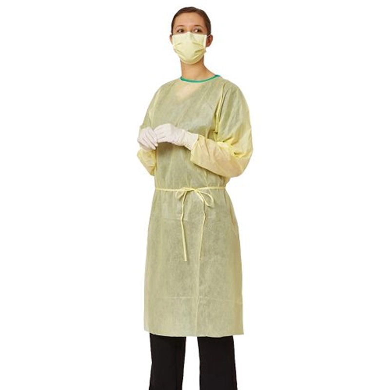 knitted cuffs disposable SMS surgical gowns