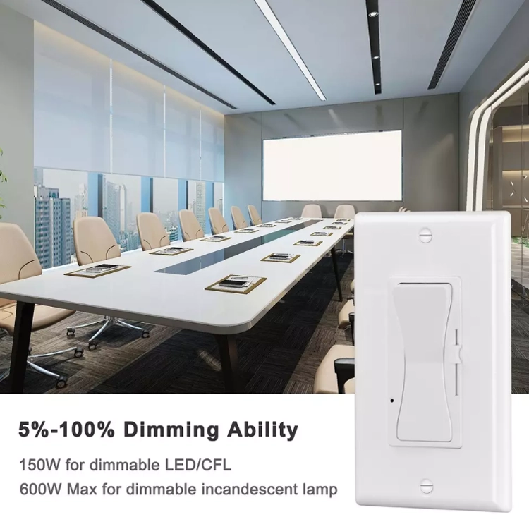 Triac باهتة 125V 600W القطب واحد الصمام ضوء باهتة التبديل لمصباح التحكم