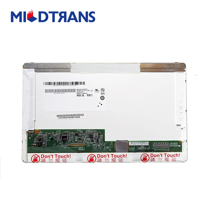 200 ℃ / R 10.1 "AUO WLED arkadan aydınlatmalı LED ekran dizüstü B101AW03 V0 10 24 × 600 cd / m2 400: 1