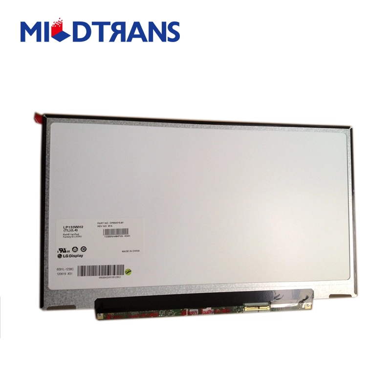 13.3 pulgadas 1366 * 768 Slim Grueso 40PINS LVDS LP133WH2-TLL4 Pantalla portátil