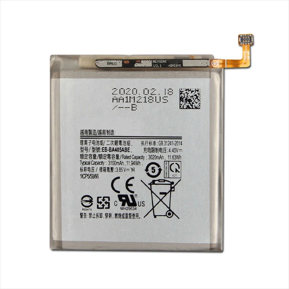For Samsung Galaxy A40 A40F A405 Cell Phone Battery Replacement 3.85V 3100Mah Eb-Ba405Abe