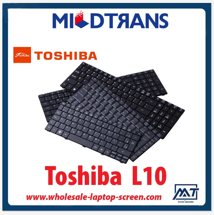 Good quality promotional new original US language toshiba L10 notebook keyboard