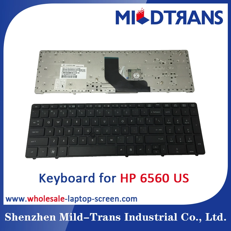 US Laptop Keyboard for HP 6560
