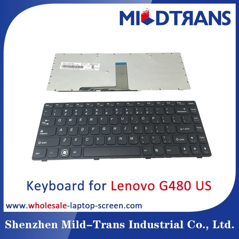 US Laptop Keyboard for Lenovo G480