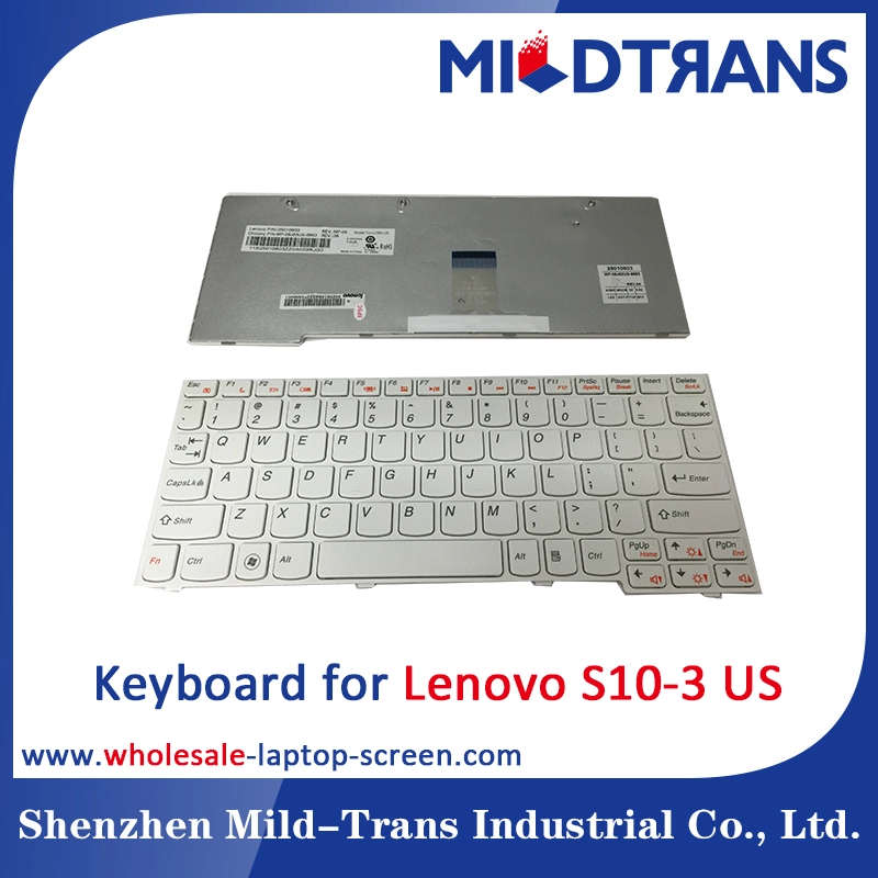US Laptop Keyboard for Lenovo S10-3