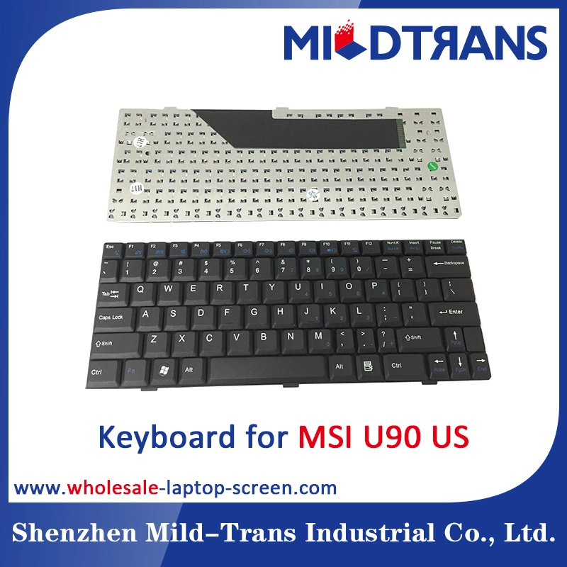 US Laptop Keyboard for MSI U90