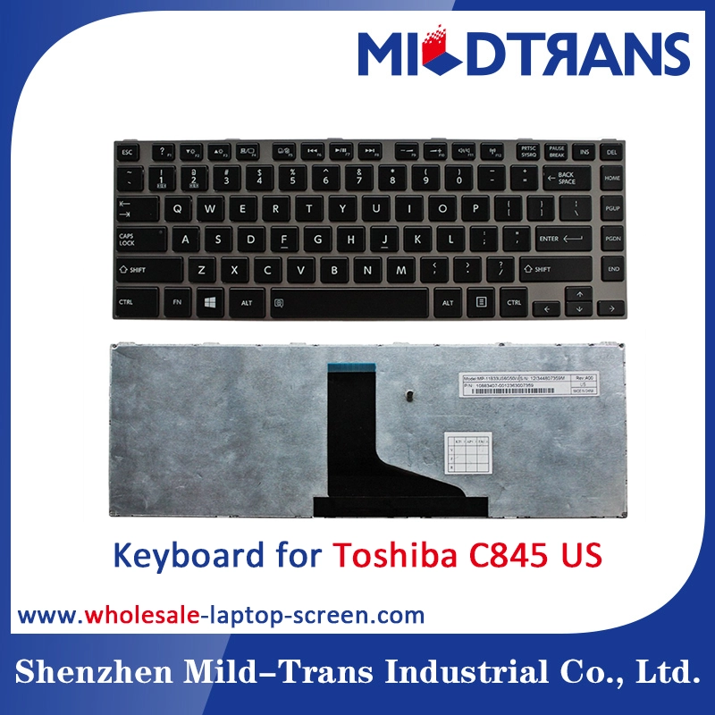 US Laptop Keyboard for Toshiba C845